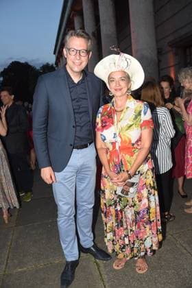 Markus Blume Bayerischer Wissenschenschaft und Kunstminister Irina Wanka Schauspielerin Muenchen 04.07.2023 Bayerischen Kultursommes im Haus der Kunst Preis.Verleihung Pro meritis scientiae et litterarum Muenchen