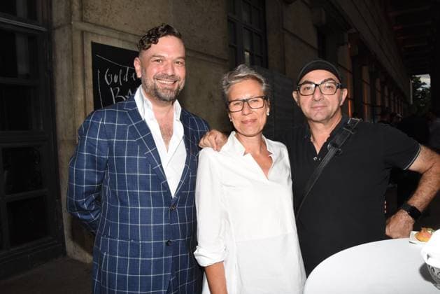 Anton Leiss- Huber Krimischriftsteller Angela Eber Krimischriftstelerin Su Turhan Krimischriftsteller Muenchen 04.07.2023 Bayerischen Kultursommes im Haus der Kunst Preis.Verleihung Pro meritis scientiae et litterarum Muenchen