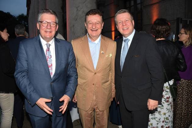 Volkmar Halbleib Mdl Prof Wolfgang M. Heckl Deutsches Museum Direktor Robert Brannekaemper Mdl Muenchen 04.07.2023 Bayerischen Kultursommes im Haus der Kunst Preis.Verleihung Pro meritis scientiae et litterarum Muenchen