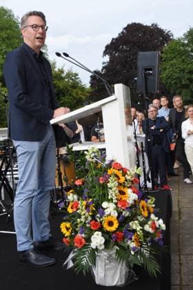 Markus Blume Bayerischer Wissenschenschaft und Kunstminister Muenchen 04.07.2023 Bayerischen Kultursommes im Haus der Kunst Preis.Verleihung Pro meritis scientiae et litterarum Muenchen