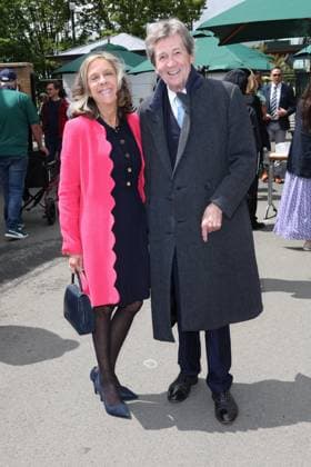 . 05 07 2023. London, United Kingdom. Melvyn Bragg arriving on day three of the Wimbledon Tennis Championships in London.  xStephenxLockx xi-Imagesx IIM-24541-0003