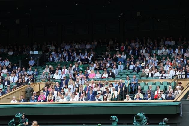 . 05 07 2023. London, United Kingdom. Royal Box on day three of the Wimbledon Tennis Championships in London.  xStephenxLockx xi-Imagesx IIM-24541-0024
