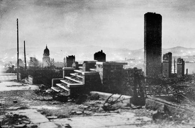RECORD DATE NOT STATED San Francisco earthquake and fire of 1906, 1906 Apr. Creator: Arnold Genthe. Copyright:x HeritagexImagesx IMAGO ,2957095 ! ACHTUNG: AUFNAHMEDATUM GESCHÄTZT!  Copyright: HeritagexImagesx IMAGO