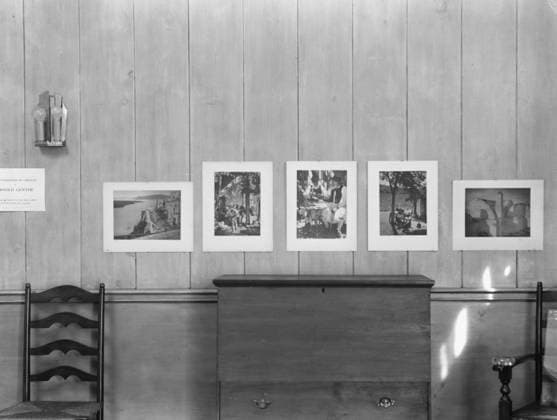 RECORD DATE NOT STATED Exhibition of Arnold Genthe photographs at the Guild Hall, East Hampton, Long Island, 1933. Creator: Arnold Genthe. Copyright:x HeritagexImagesx IMAGO ,2958760 ! ACHTUNG: AUFNAHMEDATUM GESCHÄTZT!  Copyright: HeritagexImagesx IMAGO
