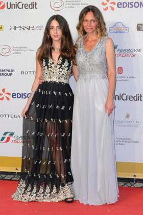 Ginevra Nuti und Annamaria Malipiero bei der 63. Verleihung der Globi d oro 2023 in der Villa Massimo . Rom, 05.07.2023