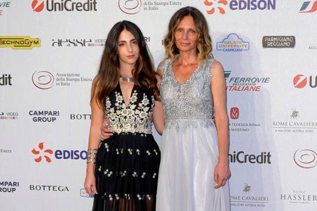Ginevra Nuti und Annamaria Malipiero bei der 63. Verleihung der Globi d oro 2023 in der Villa Massimo . Rom, 05.07.2023