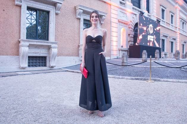 Italy: Pilar Fogliati at Italian Golden Globe in Rome Pilar Fogliati attends the award ceremony of the 63rd edition of the Golden Globe at the German Academy in Rome Rome Italy Copyright: MatteoxNardone