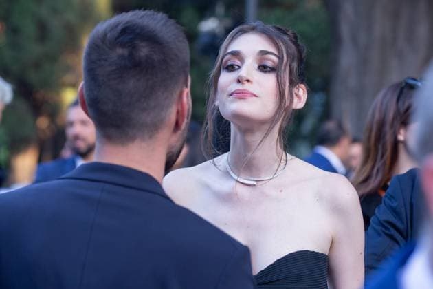 Italy: Pilar Fogliati at Italian Golden Globe in Rome Pilar Fogliati attends the award ceremony of the 63rd edition of the Golden Globe at the German Academy in Rome Rome Italy Copyright: MatteoxNardone