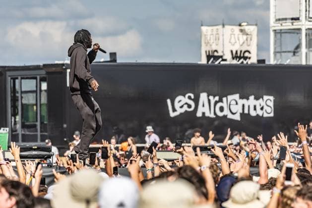 Illustration picture shows the first day of the Les Ardentes music festival in Liege, Thursday 06 July 2023. This year s edition of the festival is taking place from July 6 to July 9 .  BRUNOxFAHY 70188447