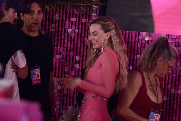 Barbie Pink Carpet July 6, 2023, Mexico City, Mexico: Actress Margot Robbie attends the pink carpet for Barbie at Toreo Parque Central. on July 6, 2023 in Mexico City, Mexico. (Photo by Carlos Tischler Eyepix Group) Copyright: xCarlosxTischler xEyepixxGroupx CT_06072023_95954