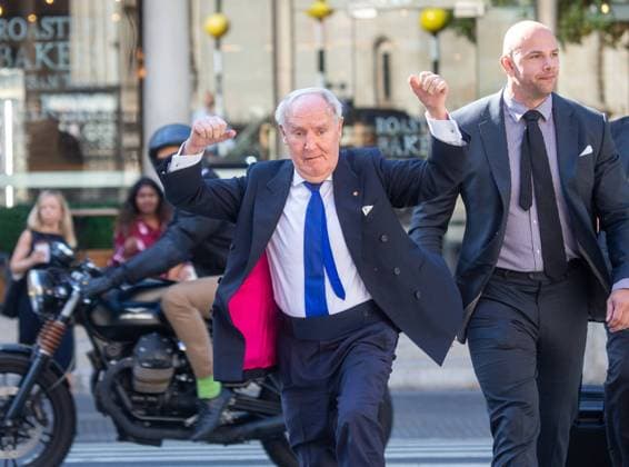 Bilder des Jahres 2023, Entertainment 07 Juli Entertainment Themen der Woche KW27 News Bilder des Tages July 7, 2023, London, England, United Kingdom: British billionaire Sir FREDERICK BARCLAY arrives at Royal Courts of Justice to stand trial over failing to pay divorce settlement money to former wife. London United Kingdom - ZUMAs262 20230707_zip_s262_062 Copyright: xTayfunxSalcix