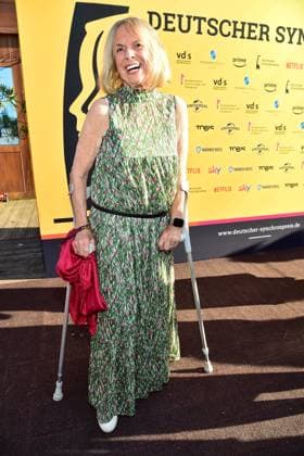 Deutschen Synchronpreis 2023 Luise Lunow, geb. in Nowawes, heute Potsdam-Babelsberg, Künstlername bis 1987 Gerda-Luise Thiele, ist eine deutsche Schauspielerin und Synchronsprecherin Ankunft, zum 4. Deutschen Synchronpreis 2023 im TIPI in Berlin am 07.07.2023