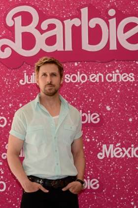 Barbie Film Photocall July 7, 2023, Mexico City, Mexico: Ryan Gosling poses for photos during Barbie film photocall at Mexico City Four Sason Hotel. on July 7, 2023 in Mexico City, Mexico. (Photo by Carlos Tischler Eyepix Group) Copyright: xCarlosxTischler xEyepixxGroupx CT_07072023_96057