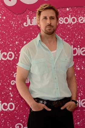 Barbie Film Photocall July 7, 2023, Mexico City, Mexico: Ryan Gosling poses for photos during Barbie film photocall at Mexico City Four Sason Hotel. on July 7, 2023 in Mexico City, Mexico. (Photo by Carlos Tischler Eyepix Group) Copyright: xCarlosxTischler xEyepixxGroupx CT_07072023_96058