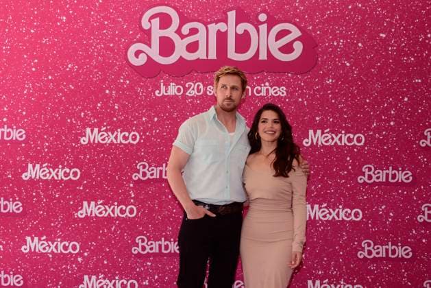 Barbie Film Photocall July 7, 2023, Mexico City, Mexico: Ryan Gosling and America Ferrera pose for photos during Barbie film Photocall at Mexico City Four Sason Hotel. on July 7, 2023 in Mexico City, Mexico. (Photo by Carlos Tischler Eyepix Group) Copyright: xCarlosxTischler xEyepixxGroupx CT_07072023_96082