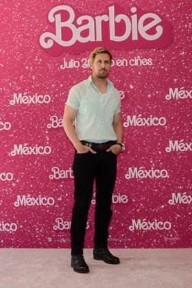 July 7, 2023, Mexico City, Mexico: Ryan Gosling poses for photos during Barbie film photocall at Mexico City Four Sason Hotel. on July 7, 2023 in Mexico City, Mexico. Mexico City Mexico - ZUMAe321 20230708_zia_e321_016 Copyright: xCarlosxTischlerx