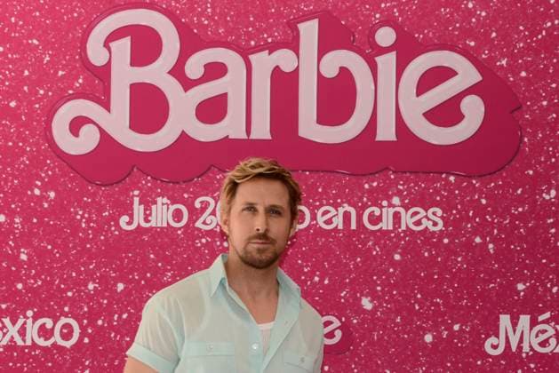 July 7, 2023, Mexico City, Mexico: Ryan Gosling poses for photos during Barbie film photocall at Mexico City Four Sason Hotel. on July 7, 2023 in Mexico City, Mexico. Mexico City Mexico - ZUMAe321 20230708_zia_e321_017 Copyright: xCarlosxTischlerx