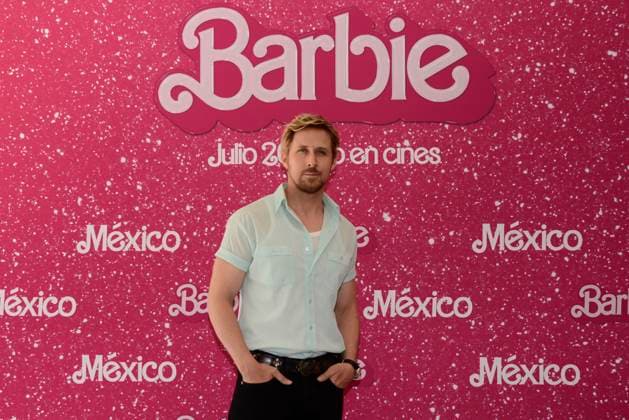 July 7, 2023, Mexico City, Mexico: Ryan Gosling poses for photos during Barbie film photocall at Mexico City Four Sason Hotel. on July 7, 2023 in Mexico City, Mexico. Mexico City Mexico - ZUMAe321 20230708_zia_e321_018 Copyright: xCarlosxTischlerx