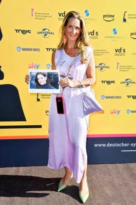 Dascha Lehmann bei der Verleihung des Deutschen Synchronpreises 2023 im Tipi am Kanzleramt. Berlin, 07.07.2023