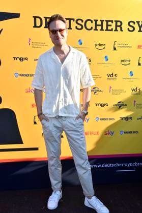 Max Felder bei der Verleihung des Deutschen Synchronpreises 2023 im Tipi am Kanzleramt. Berlin, 07.07.2023