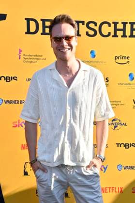 Max Felder bei der Verleihung des Deutschen Synchronpreises 2023 im Tipi am Kanzleramt. Berlin, 07.07.2023