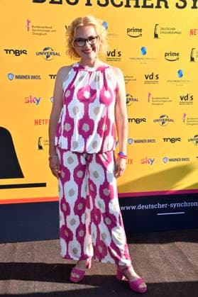 Katrin Fröhlich bei der Verleihung des Deutschen Synchronpreises 2023 im Tipi am Kanzleramt. Berlin, 07.07.2023