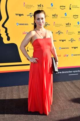 Sarah Tkotsch bei der Verleihung des Deutschen Synchronpreises 2023 im Tipi am Kanzleramt. Berlin, 07.07.2023