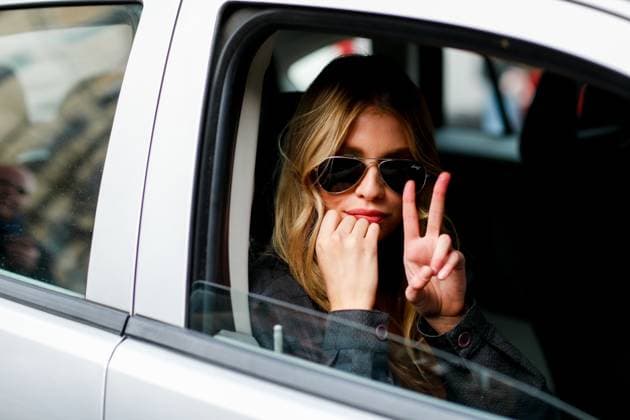 Milan Fashion Week - Street Style Street style, model Stella Maxwell after Fendi Fall-Winter 2016-2017 show held at Via Solari, in Milan, Italy, on February 25th, 2016. Photo by Marie-Paola Bertrand-Hillion ABACAPRESS.COM Milan Italy  Copyright: xBertrand-HillionxMarie-Paola ABACAx 536522_044 Bertrand-HillionxMarie-Paola ABACAx 536522_044