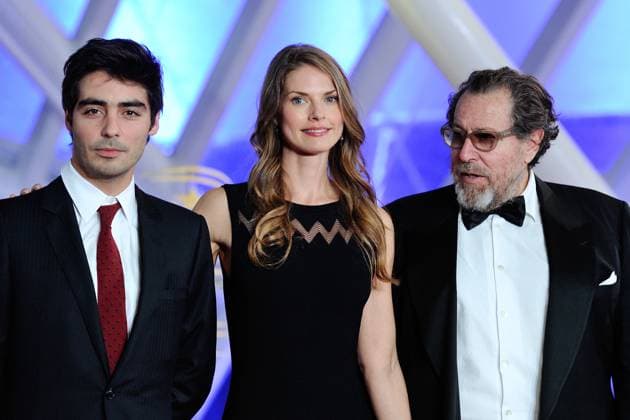 Opening - Marrakech Film Festival Guest, Louise Kugelberg and Julian Schnabel attending the Opening of the Marrakech International Film Festival 2018 (Festival International du Film de Marrakech) at the Palais des Congres in Marrakech, Morocco on November 30, 2018. Photo by Aurore Marechal ABACAPRESS.COM Marrakech Morocco  Copyright: xMarechalxAurore ABACAx 661314_022 MarechalxAurore ABACAx 661314_022