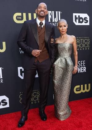 Critics Choice Awards - LA Will Smith and Jada Pinkett Smith arrive at the 27th Annual Critics Choice Awards held at the Fairmont Century Plaza Hotel on March 13, 2022 in Century City, Los Angeles, California, United States. Photo by Xavier Collin Image Press Agency ABACAPRESS.COM Los Angeles California United States  Copyright: xCollinxXavier ImagexPressxAgencyxABACAx 802242_083 CollinxXavier ImagexPressxAgencyxABACAx 802242_083