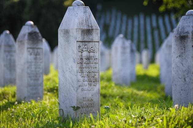 Bosnia and Herzegovina, Potocari, Srebrenica, 100723. Preparations for the celebration of the 28th anniversary of the genocide in Srebrenica, which will be celebrated on July 11, are being completed and everything is ready for the burial of 30 identified victims of the massacre. The memorial and cemetery to the victims of the 1995 Srebrenica-Potocari genocide is a memorial-cemetery complex built in honor of the victims of the 1995 Srebrenica massacre. Photo: Tom Dubravec CROPIX Split CROATIA Copyright: xxTomxDubravecx Srebrenica_Potocari_groblje25-060723