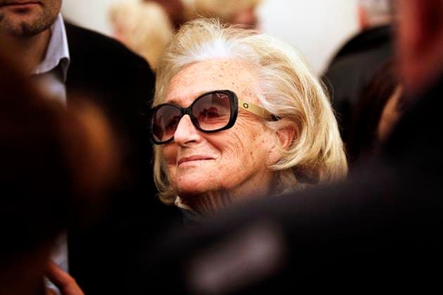Bernadette Chirac Elections Day - Sarran Former First Lady Bernadette Chirac is pictured during the election night following the first round of the French departmental local elections on March 22, 2015 in Sarran, Center France. Photo by Patrick Bernard- Thibaud Moritz ABACAPRESS.COM Sarran France  Copyright: xBernard-Moritz ABACAx 492829_054 Bernard-Moritz ABACAx 492829_054