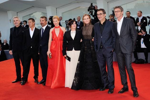 72nd Venice Film Festival - Closng Ceremony Arrivals Venezia 72 jury members Pawel Pawlikowski, Nuri Bilge Ceylan, Diane Kruger, Lynne Ramsay, Elizabeth Banks, Francesco Munzi, Emmanuel Carrere and president Alfonso Cuaron walking the red carpet as arriving at the closing ceremony of the 72nd Venice Film Festival (Mostra) in Venice, Italy, on September 12, 2015. Photo by Aurore Marechal ABACAPRESS.COM Venice Venice Italy  Copyright: xMarechalxAurore ABACAx 515516_058 MarechalxAurore ABACAx 515516_058 