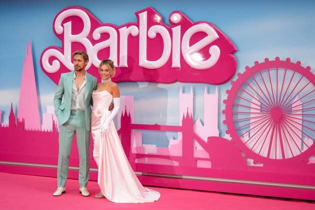 Entertainment Themen der Woche KW28 Entertainment Bilder des Tages European premiere of Barbie Ryan Gosling and Margot Robbie photographed attending the European premiere of Barbie at Cineworld Leicester Square in London, UK on 12 July 2023., Credit:Julie Edwards Avalon UK, Westminster, London, Cineworld Leicester Square  Copyright: xJuliexEdwardsx xAvalonx 0788738530