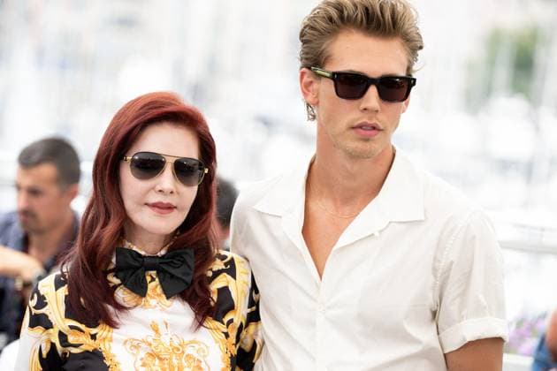 Cannes - Elvis Photocall - Day 10- DN Prescilla Presley and Austin Butler attend the photocall for Elvis during the 75th annual Cannes film festival at Palais des Festivals, on May 26, 2022 in Cannes, France. Photo by David Niviere ABACAPRESS.COM CANNES France  Copyright: xNivierexDavid ABACAPRESS.COMx 811699_039 NivierexDavid ABACAPRESS.COMx 811699_039 