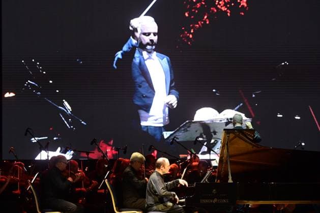 The opening concert, called French Night of International Music Festival in Cesky Krumlov, Czech Republic, July 14, 2023. (CTKxPhoto VaclavxPancer) CTKPhotoP2023071407691  CTKPhotoP2023071407691