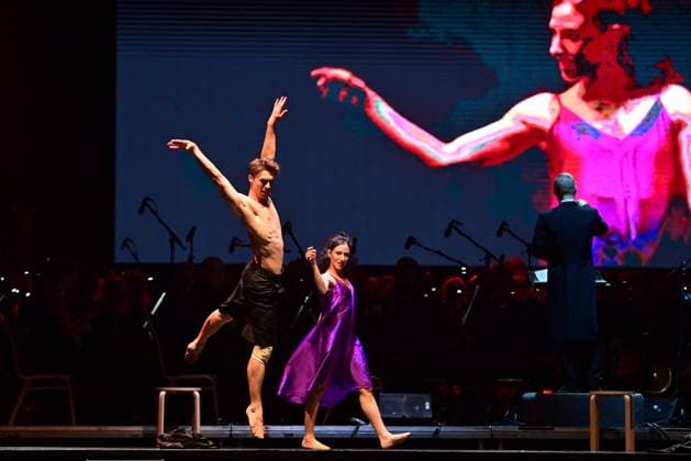 The opening concert, called French Night of International Music Festival in Cesky Krumlov, Czech Republic, July 14, 2023. (CTKxPhoto VaclavxPancer) CTKPhotoP2023071408157  CTKPhotoP2023071408157