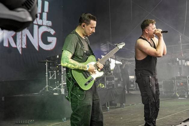Dong Open Air 2023 *** NUR FÜR REDAKTIONELLE ZWECKE *** EDITORIAL USE ONLY ***<p>Heavy Metal Fans bevölkern am 15.7.2023 die Halde Norddeutschland in Neukirchen Vluyn und die Gruppe From Fall to Spring spielt ihr letztes Stück. Es findet ein Musikfestival über 3 Tage statt. Foto : Arnulf Stoffel Funke Foto Services< p> Buntes Deutschland NRW Neukirchen-Vluyn Copyright: ArnulfxStoffel *** Dong Open Air 2023 FOR EDITORIAL PURPOSES ONLY EDITORIAL USE ONLY p Heavy metal fans populate the Halde Norddeutschland in Neukirchen Vluyn on 15 7 2023 and the group From Fall to Spring plays its last piece There will be a music festival over 3 days Photo Arnulf Stoffel Funke Foto Services p Buntes Deutschland NRW Neukirchen Vluyn Copyright ArnulfxS Copyright: ArnulfxStoffel doc7r3iohd354j1k1e099wr ,EDITORIAL USE ONLY
