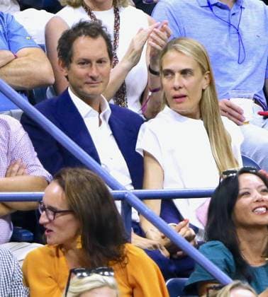 US Open - Celebs In The Stands Ferrari chaiman John Elkann with his wife Lavinia Borromeo attend the Doubles Dames Serra Williams and Venus Williams at The US Open in New York City, NY, USA on September 1, 2022. Photo by Dylan Travis ABACAPRESS.COM New York City NY United States  Copyright: xDylanxTravis ABACAx 822884_012 DylanxTravis ABACAx 822884_012 