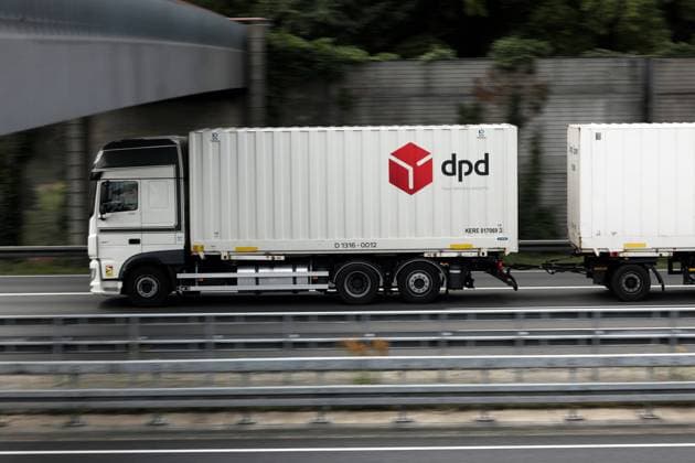 Niedersachsen, Deutschland, 15.07.2023: Ein Transporter von DPD fährt über die Autobahn *** Lower Saxony, Germany, 15 07 2023 a Transporter from DPD drives via the Motorway Copyright: xdtsxNachrichtenagenturx dts_20711