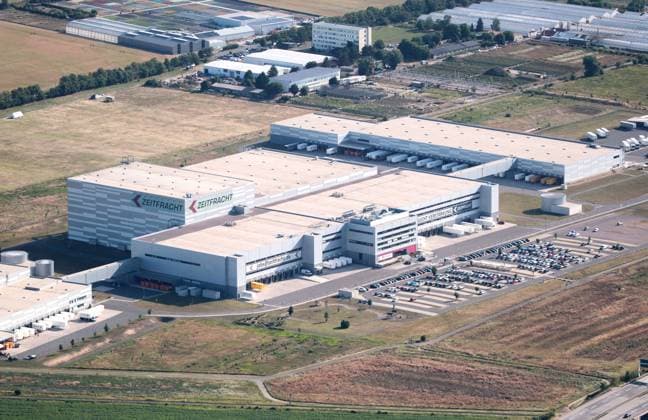 Luftbilder 28.06.2023, Erfurt Kuehnhausen, Zeitfracht Medien GmbH *** Aerial photos 28 06 2023, Erfurt Kuehnhausen, Zeitfracht Medien GmbH