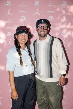 Celebrities At We The Best Foundation Golf Classic VIP Reception. Featuring: Mina Harigae & Travis Kreiter Where: Miami, Florida, United States When: 19 Jul 2023 Credit: Seth Browarnik startraksphoto.com Copyright: xRichardxAlvarezx 52904843 EDITORIAL USE ONLY. NOT FOR USE BY NEWSPAPERS BASED IN THE UK.
