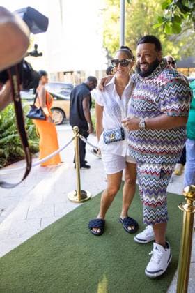 Celebrities At We The Best Foundation Golf Classic VIP Reception. Featuring: Nicole Tuck & DJ Khaled Where: Miami, Florida, United States When: 19 Jul 2023 Credit: Seth Browarnik startraksphoto.com Copyright: xRichardxAlvarezx 52904844 EDITORIAL USE ONLY. NOT FOR USE BY NEWSPAPERS BASED IN THE UK.
