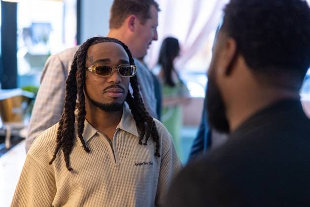 Celebrities At We The Best Foundation Golf Classic VIP Reception. Featuring: Quavo Where: Miami, Florida, United States When: 19 Jul 2023 Credit: Seth Browarnik startraksphoto.com Copyright: xRichardxAlvarezx 52904857 EDITORIAL USE ONLY. NOT FOR USE BY NEWSPAPERS BASED IN THE UK.