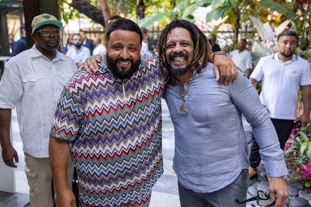 Celebrities At We The Best Foundation Golf Classic VIP Reception. Featuring: DJ Khaled & Rohan Marley Where: Miami, Florida, United States When: 19 Jul 2023 Credit: Seth Browarnik startraksphoto.com Copyright: xRichardxAlvarezx 52904802 EDITORIAL USE ONLY. NOT FOR USE BY NEWSPAPERS BASED IN THE UK.