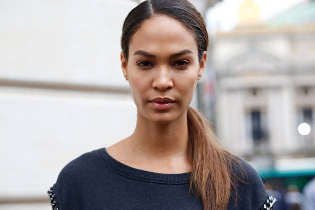 Paris Fashion Week - Street Style street style, Joan Smalls, model during Stella McCartney Ready-to-Wear Spring-Summer 2015 show held at OpÃ ra Garnier, rue Scribe 8, Paris, France on september 29th 2014. Photo by Sophie Mhabille ABACAPRESS.COM Paris France  Copyright: xMhabillexSophie ABACAx 473861_020 MhabillexSophie ABACAx 473861_020 