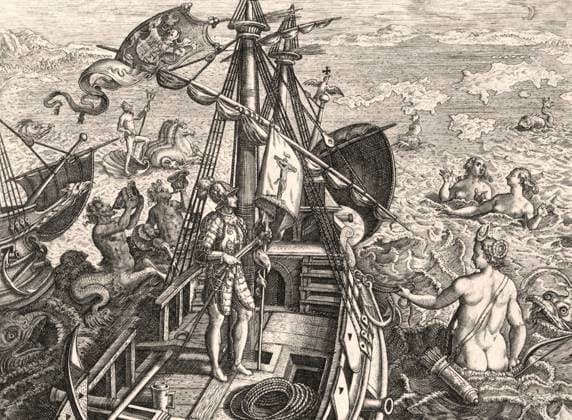 IMAGO History, Entdeckung Amerikas durch Christoph Kolumbus 1492 Christopher Columbus, allegorical illustration Christopher Columbus, allegorical illustration Copyright: xZoonar.com Heinz-DieterxFalkensteinx 20422660