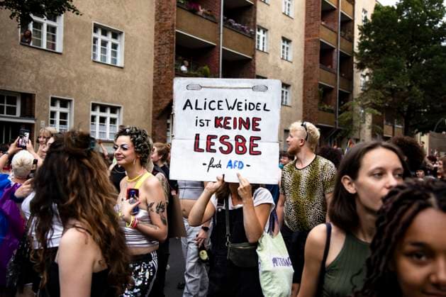 News Bilder des Tages Menschen nehmen der Dyke Marsch in Berlin am 21. Juli 2023. Dyke Marsch in Berlin *** People take the Dyke March in Berlin on 21 July 2023 Dyke March in Berlin