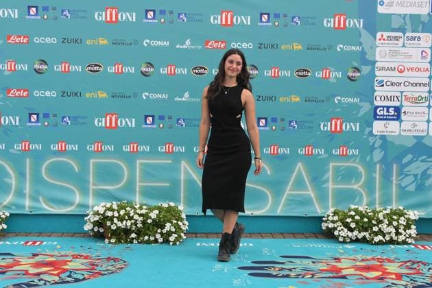 Entertainment Themen der Woche KW29 Entertainment Bilder des Tages Giffoni Vallepiana Giffoni Film Festival 2023 Iris Di Domenico , In the picture: Iris Di Domenico  Copyright: xVincenzoxLandix xipa-agency.netx xVincenzoxLandix IPA_IPA39358388