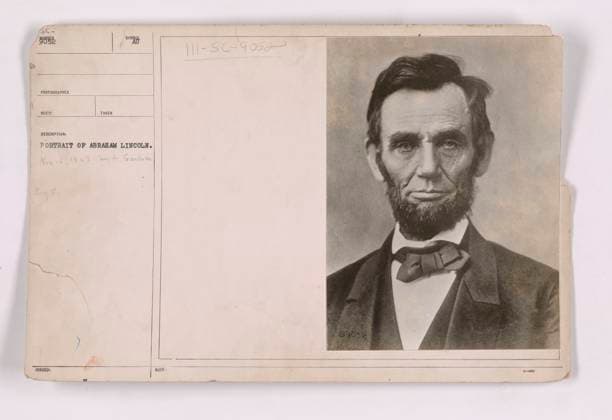 RECORD DATE NOT STATED Military personnel attending a gathering to honor Abraham Lincoln, the 16th President of the United States. The event took place on November 15, 1863, and the photograph was captured by A. Gandnes. Copyright: xpiemagsx 1056_55178462 !ACHTUNG AUFNAHMEDATUM GESCHÄTZT!